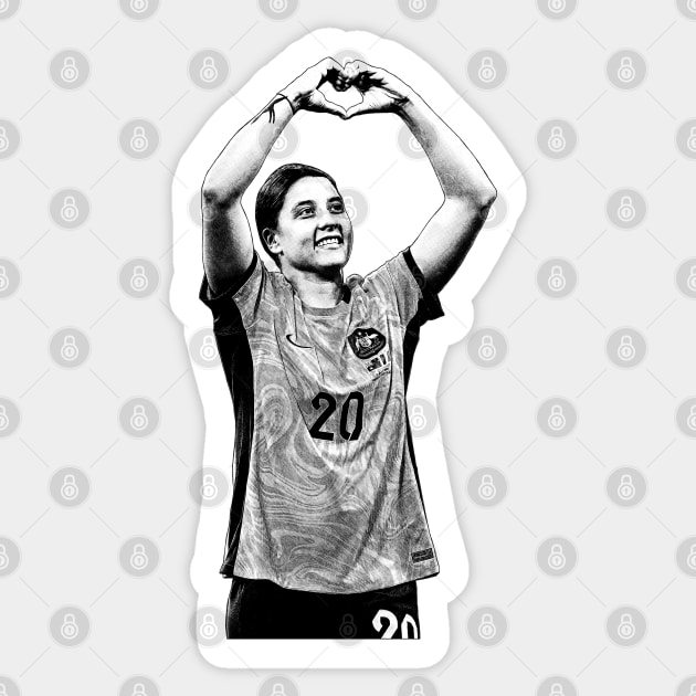 Sam Kerr Sticker by Puaststrol